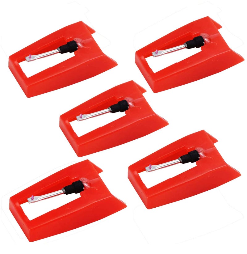 ZenTect Record Player Needles Replacement, 5 Pack Turntable Record Player Needle for Crosley Victrola Jenson Sylvania Vinyl LP Phonograph Record Players - Image 1